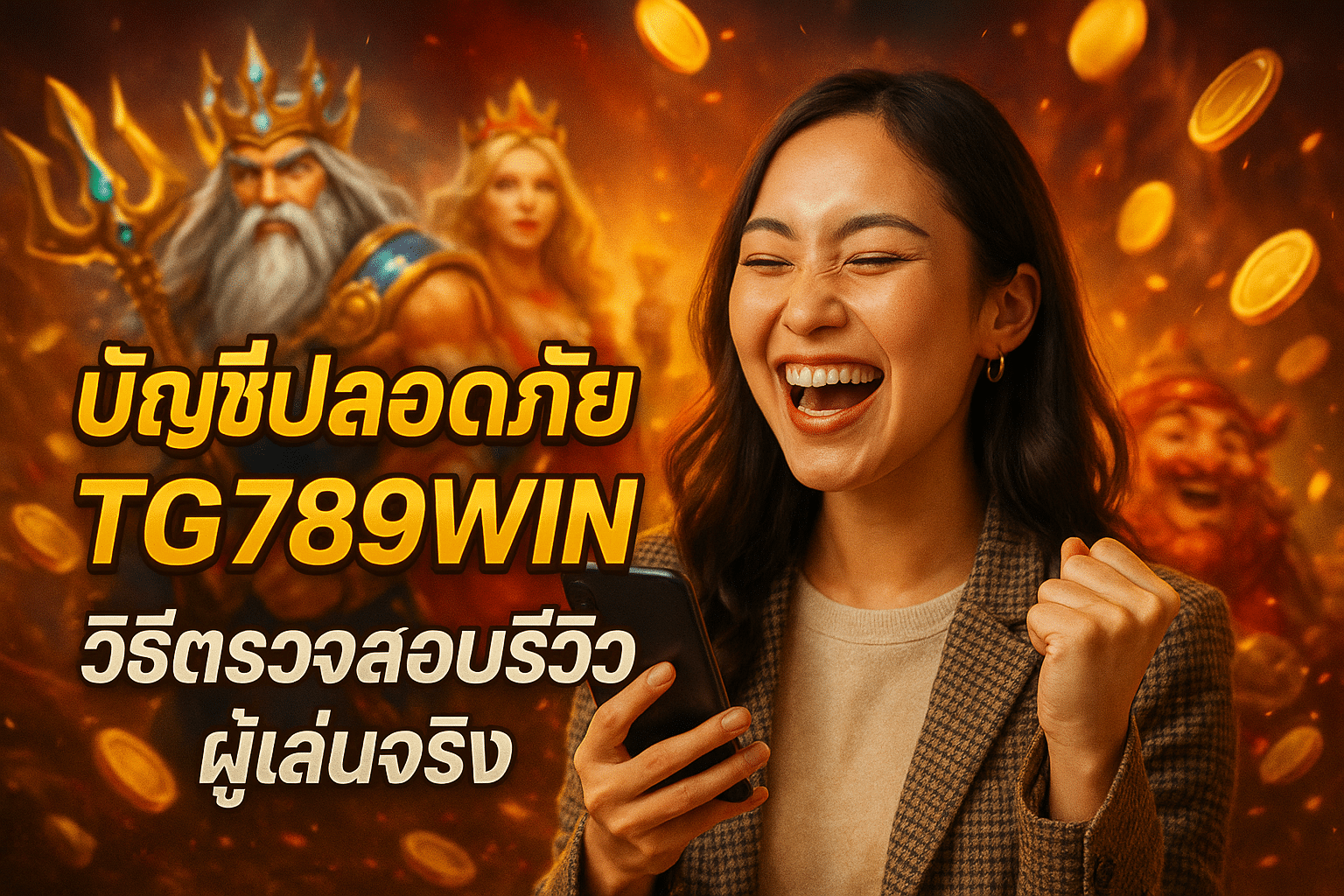บัญชีปลอดภัย TG789WIN วิธีตรวจสอบรีวิวผู้เล่นจริง