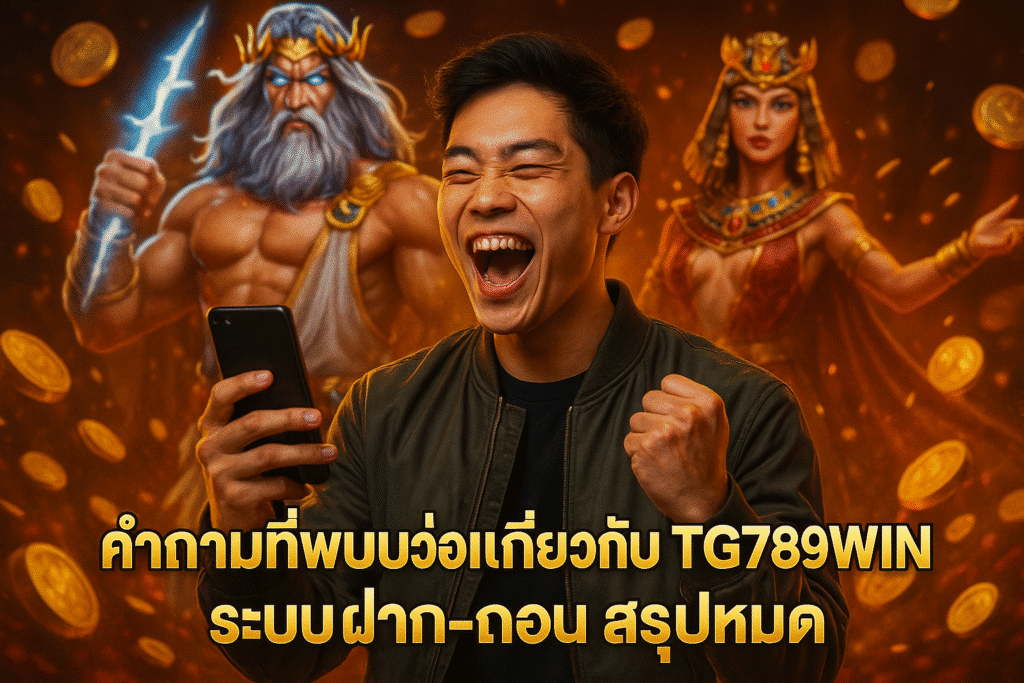 คำถามที่พบบ่อยเกี่ยวกับ TG789WIN ระบบ ฝาก-ถอน สรุปหมด